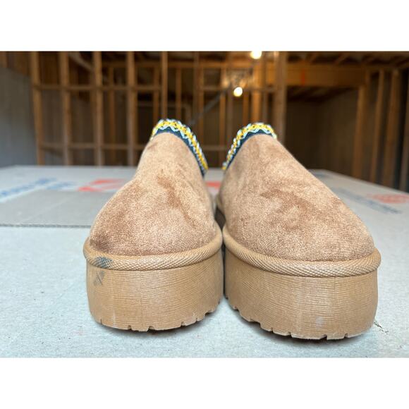 Mudd Tan Stormy Platform Clogs womens 8 - Picture 3 of 7